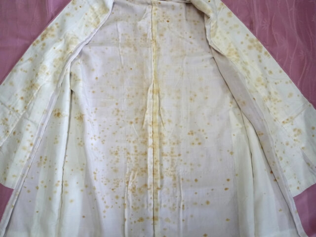 着物のシミ