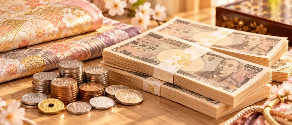 反物の買取相場のイメージ