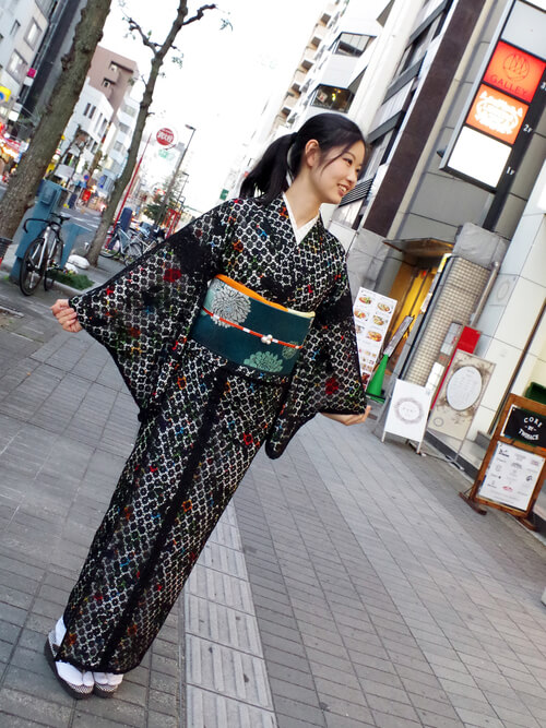 ポリエステル着物